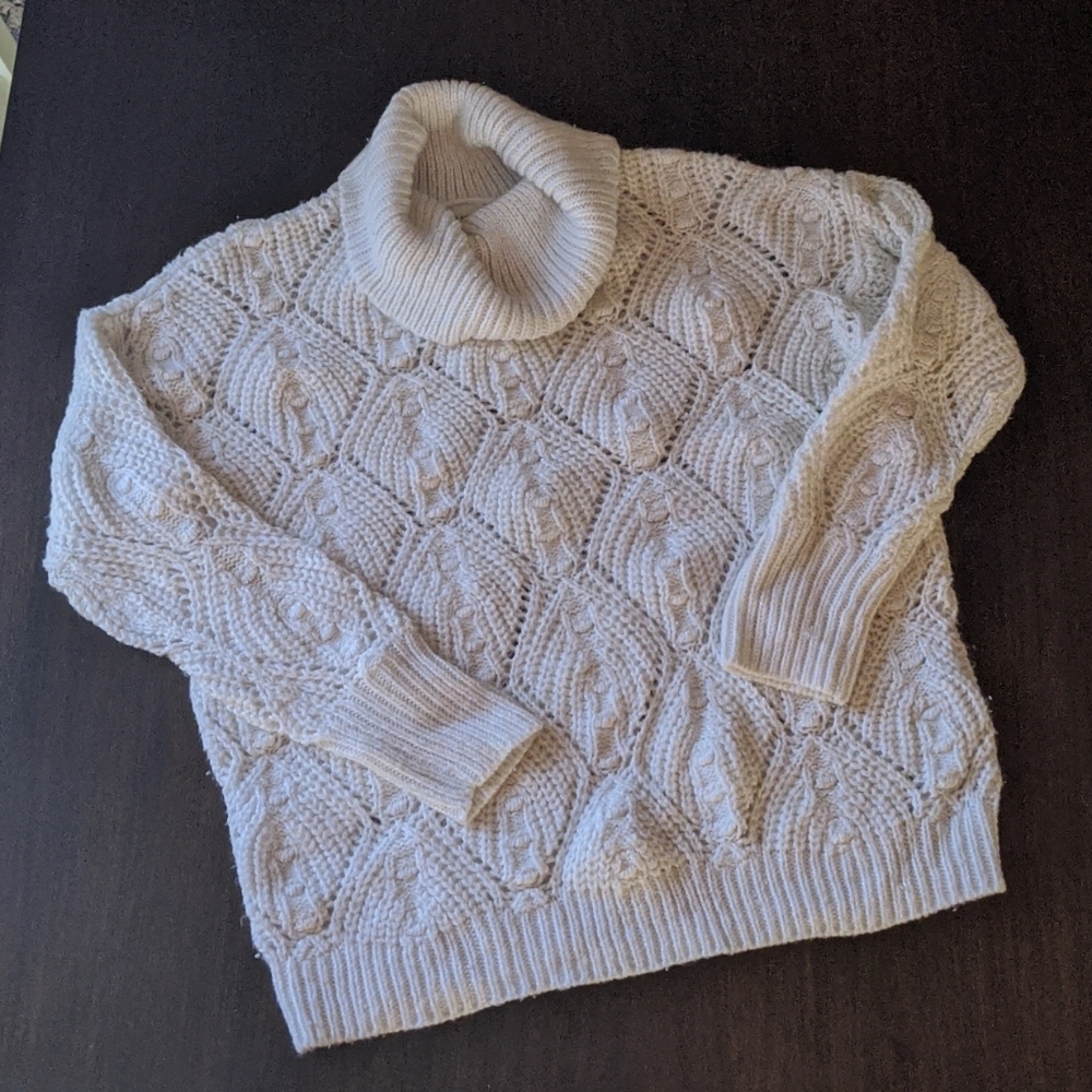 Cream Chunky Knit Sweater